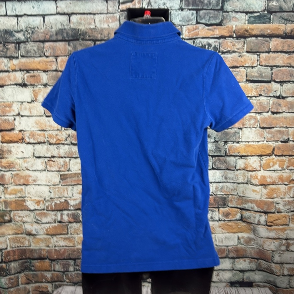 Hollister Blue polo size M - Picture 3 of 6